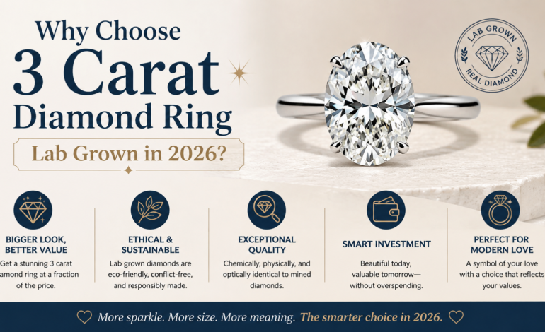 Why Choose 3 Carat Diamond Ring Lab Grown in 2026?
