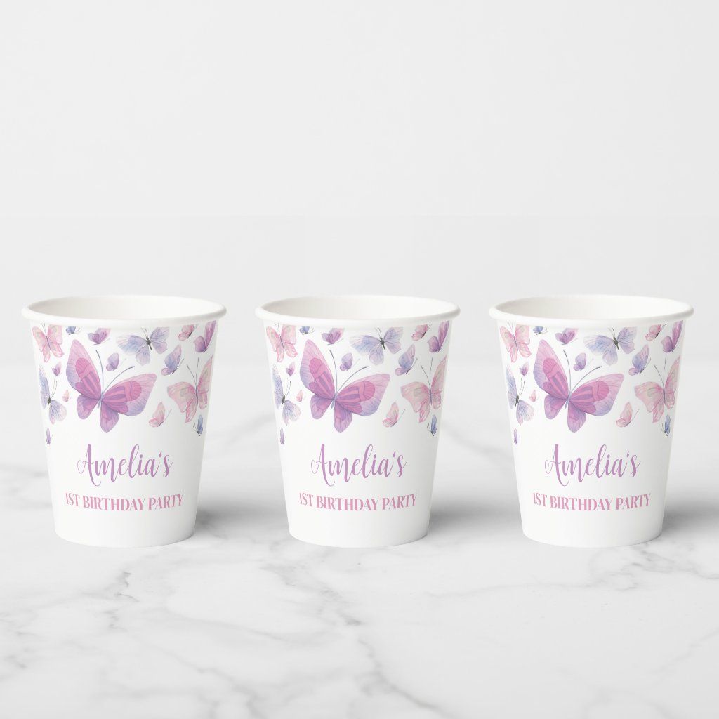 Wholesale Custom Butterfly Paper Cups Supplier