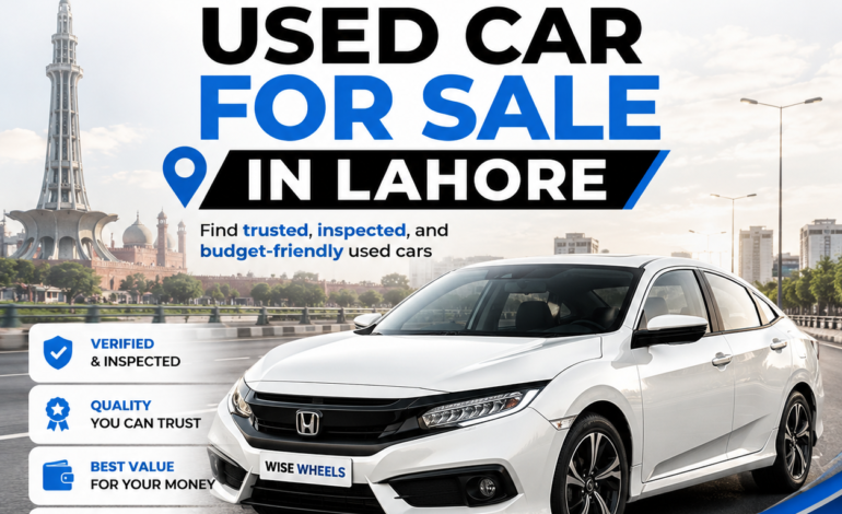 used car for sale in lahore