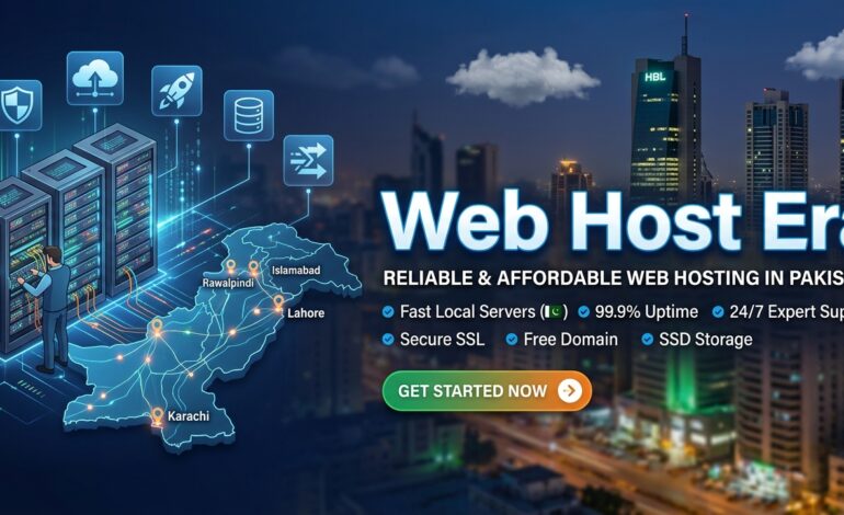 Web Hosting in Pakistan