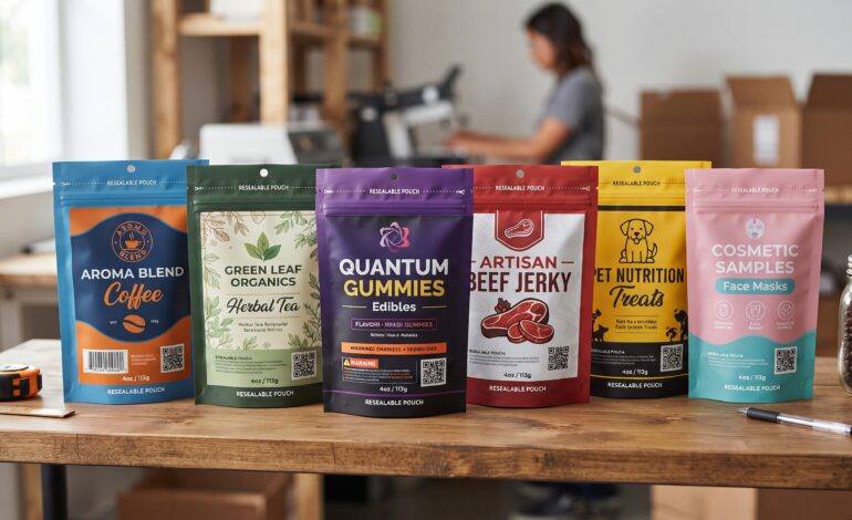 Custom resealable mylar bags