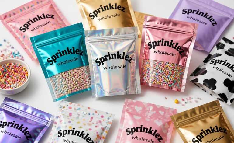 Custom Sprinklez Mylar Bags