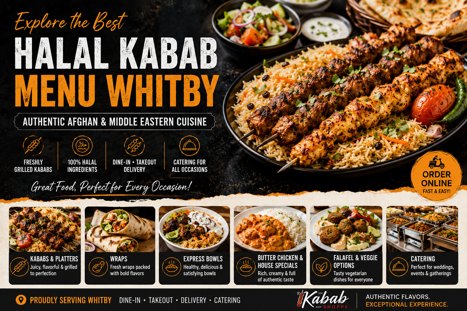 Halal Kabab Menu Whitby: A Guide to Popular Halal Dishes