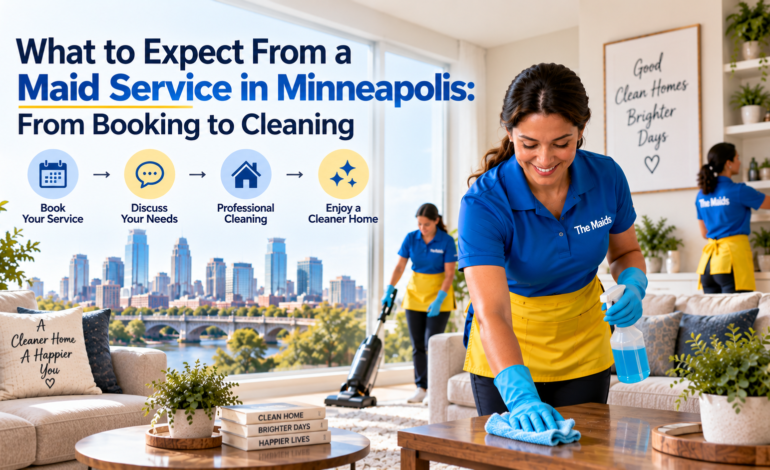 What to Expect From a Maid Service in Minneapolis: From Booking to Cleaning
