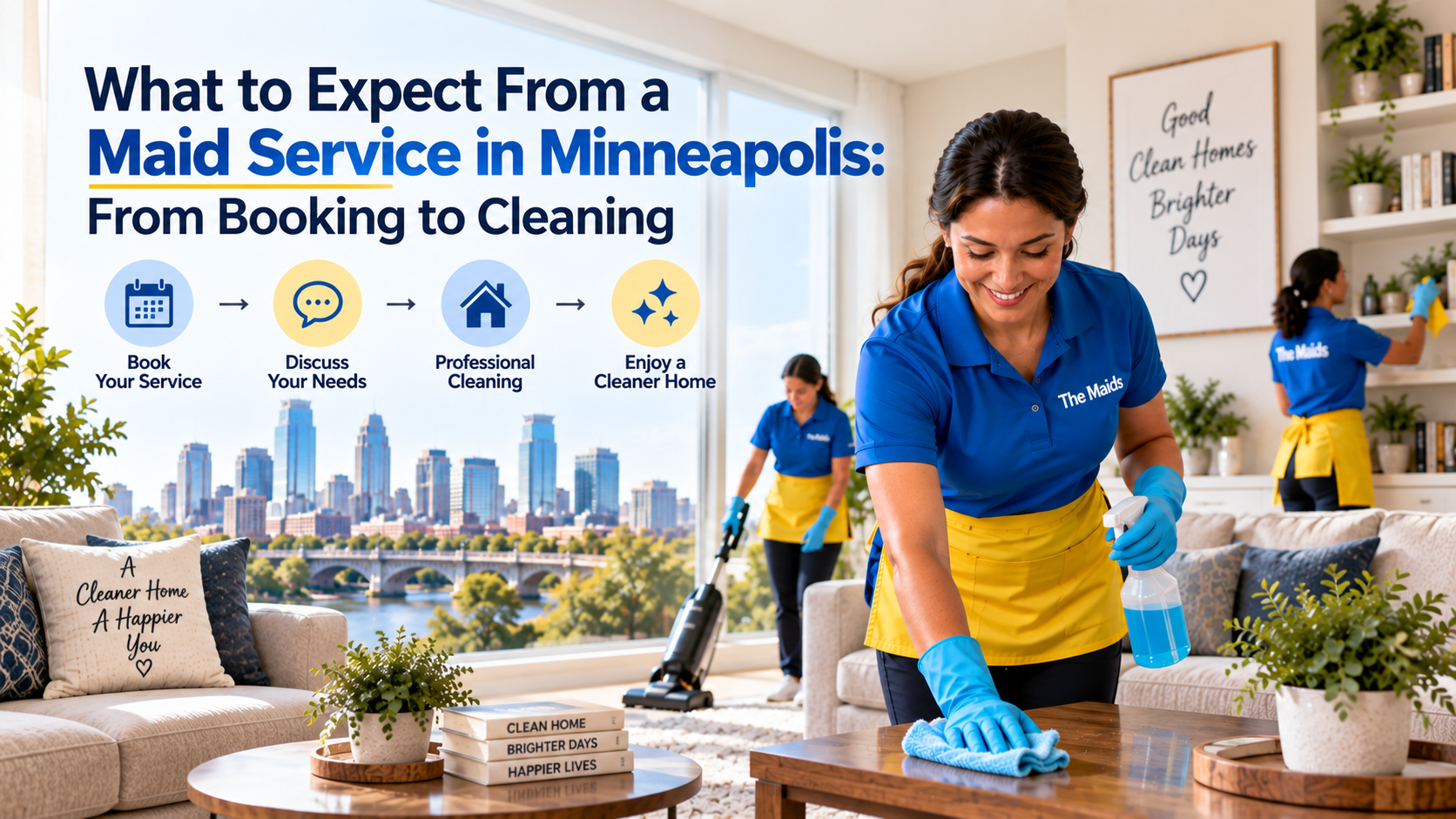 What to Expect From a Maid Service in Minneapolis: From Booking to Cleaning
