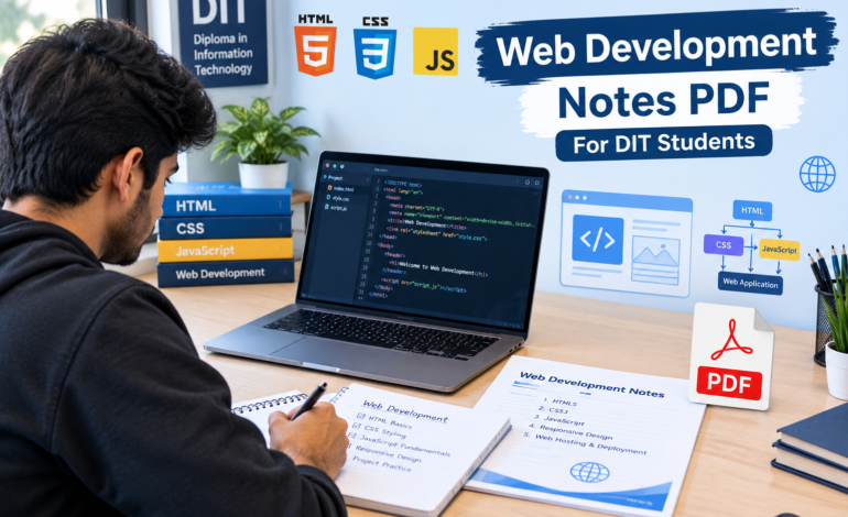 web development notes PDF for DIT