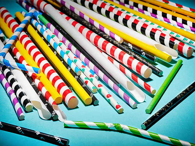Custom paper straws