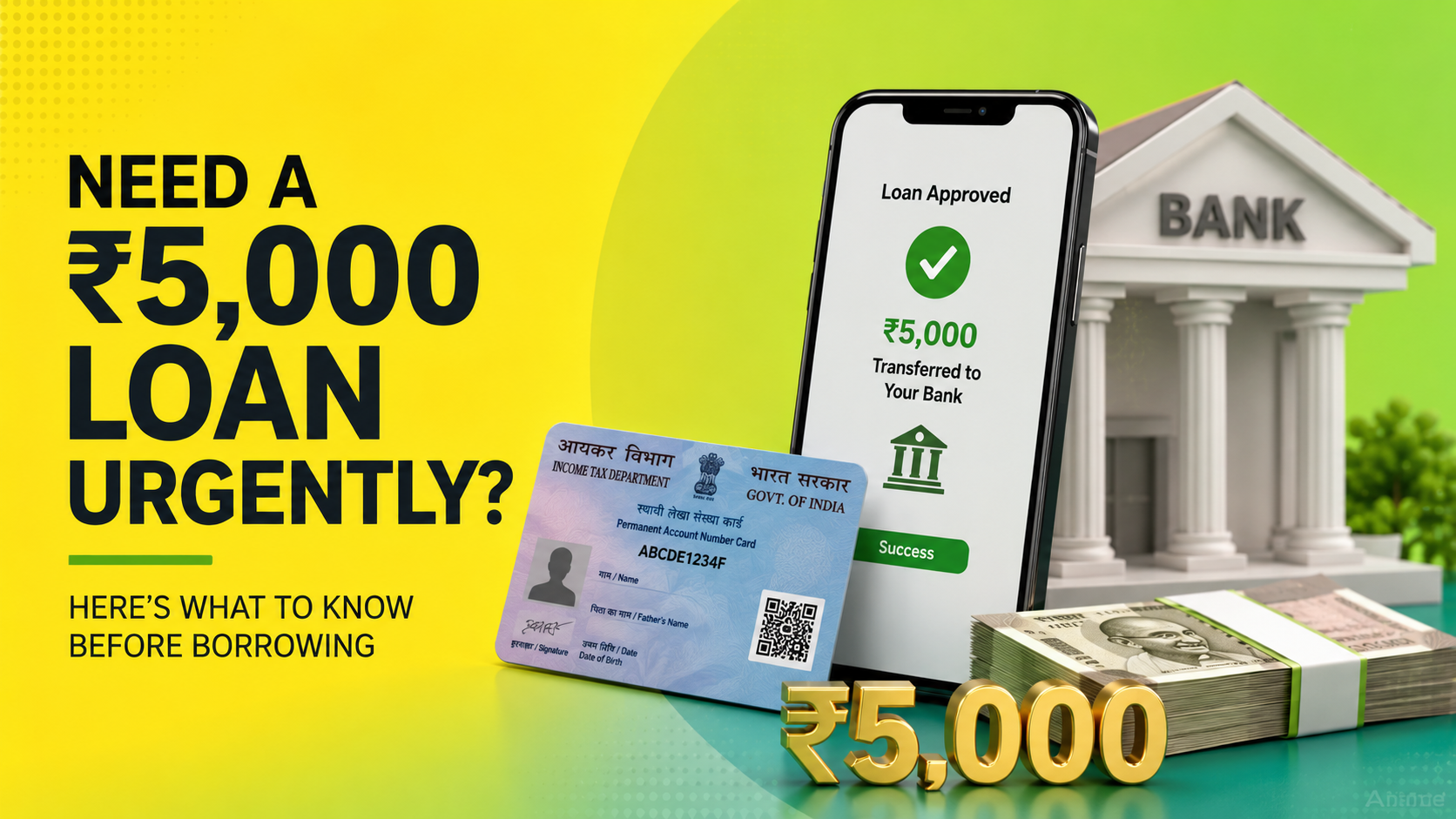₹5,000 Loan Approved Instantly